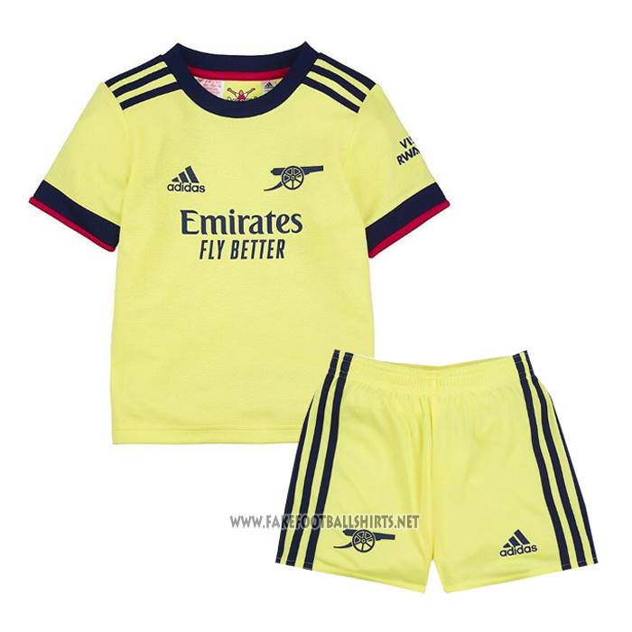 Arsenal Away Shirt Kid 2021-2022